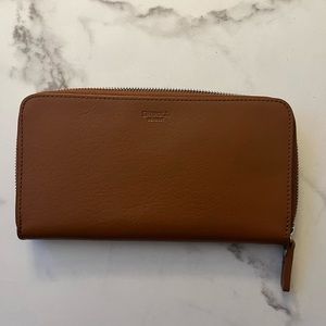 Real Leather Light Brown Wallet